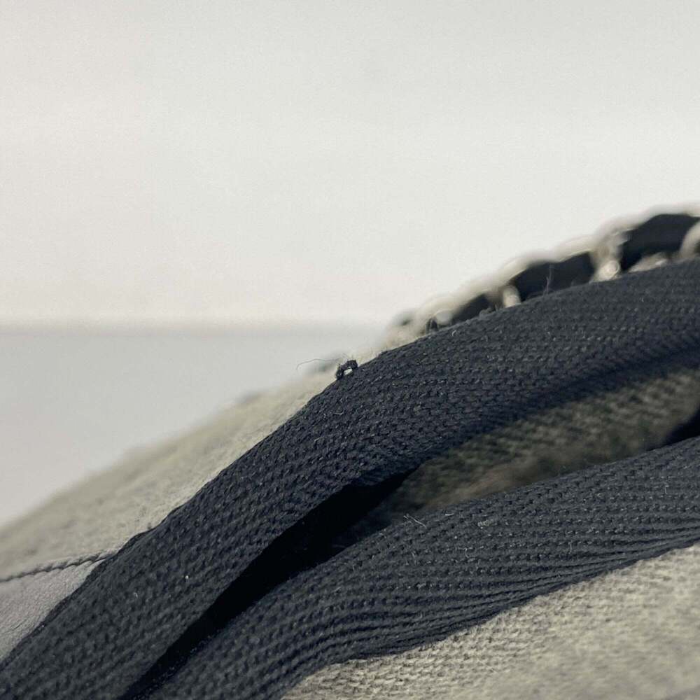 CHANEL Gray Canvas Deauville Tote Bag - Picture 9 of 12